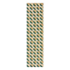 Žlto-zelený behúň 60x230 cm Carlos Circle Geo - Flair Rugs vyobraziť