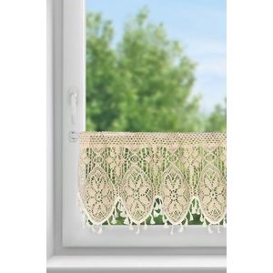ArtFir Krátka záclona MOLY P | svetlobéžová 150 x 30 cm vyobraziť