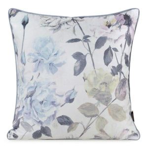 ArtFir Obliečka na vankúš VELVET 151 | krémová/modrá 45 x 45 cm vyobraziť