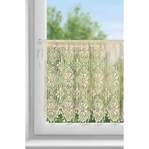 ArtFir Krátka záclona MOLY P | svetlobéžová 150 x 60 cm vyobraziť