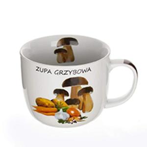 Hrnček na polievku huby vyobraziť