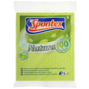 Špongiové utierky Natura – 3 ks vyobraziť