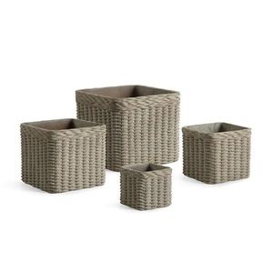 Obal na kvetináč 101481 tmavohnedý 25x25x22h vyobraziť