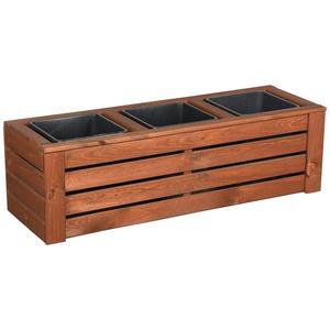 Drevený obal na kvety Kwartet III vyobraziť