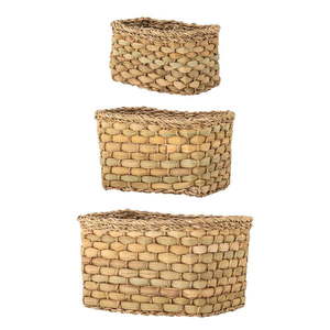 Košíky z morskej trávy v súprave 3 ks 26x16x16 cm Ramon – Bloomingville vyobraziť