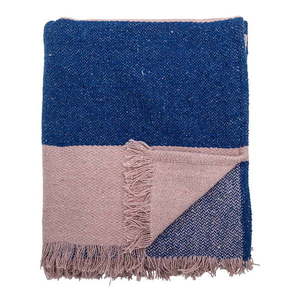 Modro-ružová deka 130x160 cm Cadeo – Bloomingville vyobraziť