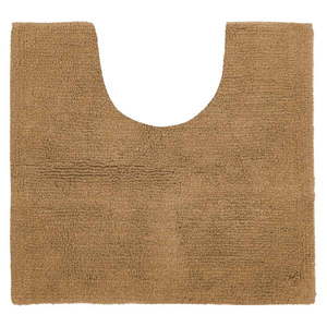 Koňakovohnedá kúpeľňová predložka 50x45 cm Riva - Tiseco Home Studio vyobraziť