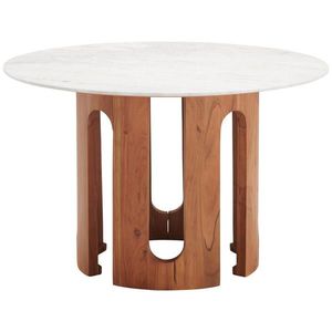 Livetastic JEDÁLENSKÝ STÔL, akácia, farba vlašského orecha, 120/120/76 cm vyobraziť