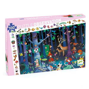 Detské puzzle Djeco Observation Rozprávkový les vyobraziť