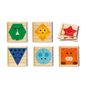 Detské drevené puzzle Djeco Animale vyobraziť