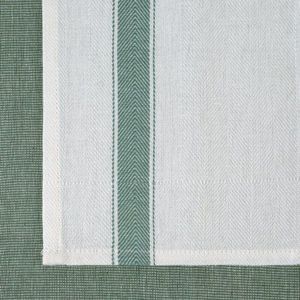 ArtFir Sada kuchynských utierok SOFIA | biela/zelená 50 x 70 cm vyobraziť