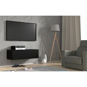 ArtBm Závesný TV stolík BINGO 100 cm | čierny mat vyobraziť