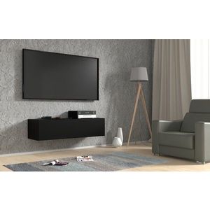 ArtBm Závesný TV stolík BINGO 120 cm | čierny mat vyobraziť