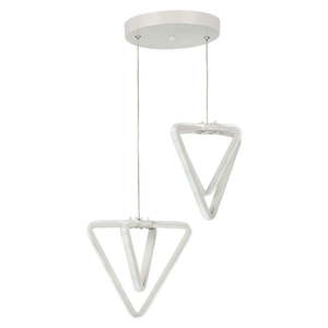 Biele kovové LED závesné svietidlo ø 20 cm Baris – Squid Lighting vyobraziť