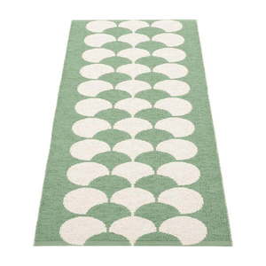 Zeleno-krémový vnútorný a vonkajší behúň 70x150 cm Poppy Oregano – Pappelina vyobraziť