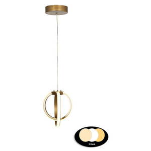 Kovové LED závesné svietidlo v bronzovej farbe ø 25 cm Sezen – Squid Lighting vyobraziť