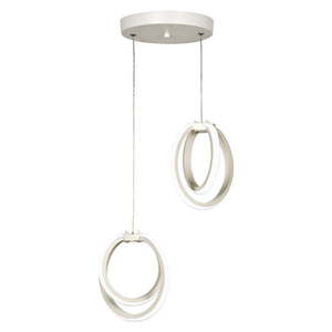 Biele kovové LED závesné svietidlo ø 20 cm Sezen – Squid Lighting vyobraziť