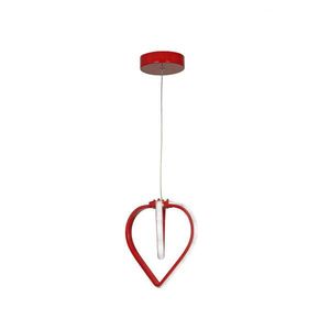Červené kovové LED závesné svietidlo ø 22 cm Sevinc – Squid Lighting vyobraziť