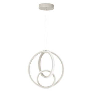 Biele kovové LED závesné svietidlo ø 28, 5 cm Neo – Squid Lighting vyobraziť