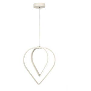Biele kovové LED závesné svietidlo ø 33 cm Pars – Squid Lighting vyobraziť