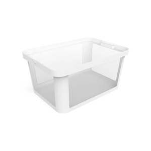 Biely plastový úložný box 55, 5x39x26, 5 cm Albris – Rotho vyobraziť
