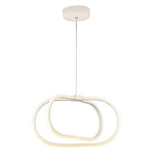 Biele kovové LED závesné svietidlo ø 42 cm Loca – Squid Lighting vyobraziť