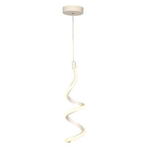 Biele kovové LED závesné svietidlo ø 12 cm Hilton – Squid Lighting vyobraziť