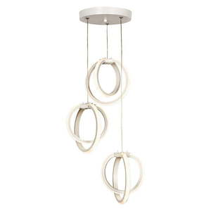 Biele kovové LED závesné svietidlo ø 20 cm Sezen – Squid Lighting vyobraziť