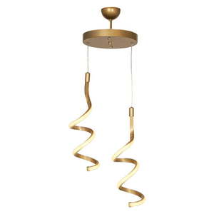 Kovové LED závesné svietidlo v bronzovej farbe ø 25 cm Hilton – Squid Lighting vyobraziť