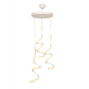 Biele kovové LED závesné svietidlo ø 30 cm Hilton – Squid Lighting vyobraziť