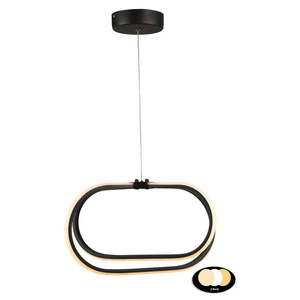 Čierne kovové LED závesné svietidlo ø 42 cm Loca – Squid Lighting vyobraziť
