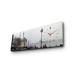 Obrazové hodiny V meste, 30 × 90 cm vyobraziť