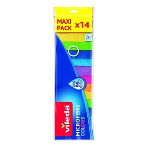 Handričky z mikrovlákna v súprave 14 ks Colors – Vileda vyobraziť
