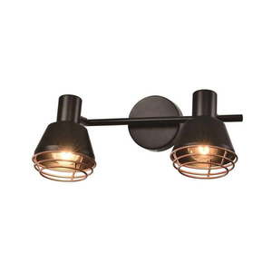 Čierne kovové nástenné svietidlo Neria - Candellux Lighting vyobraziť