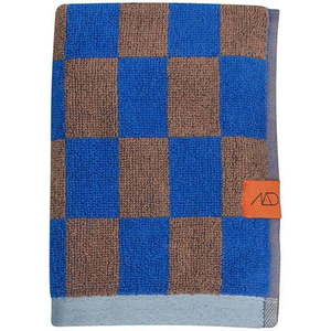 Modro-hnedá osuška z bio bavlny 70x133 cm Retro - Mette Ditmer Denmark vyobraziť