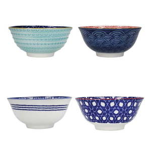 Súprava 4 keramických misiek Kitchen Craft, ø 16, 5 cm vyobraziť