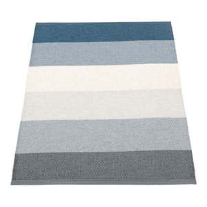 Modro-krémový vnútorný a vonkajší koberec 70x100 cm Molly Ocean Grey – Pappelina vyobraziť