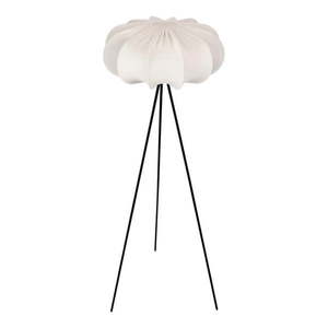 Biela stojacia lampa s textilným tienidlom (výška 147 cm) Cafee – Candellux Lighting vyobraziť