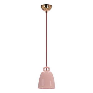 Ružové závesné svietidlo s keramickým tienidlom Sewilla – Candellux Lighting vyobraziť