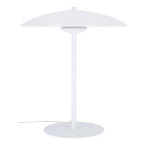 Biela LED stolová lampa s kovovým tienidlom (výška 41 cm) Lund – Candellux Lighting vyobraziť