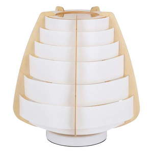 Biela stolová lampa (výška 27 cm) Nagoja – Candellux Lighting vyobraziť