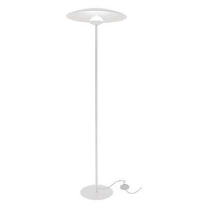 Biela LED stojacia lampa s kovovým tienidlom (výška 140 cm) Lund – Candellux Lighting vyobraziť