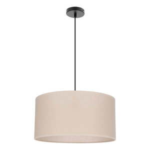 Béžové závesné svietidlo s textilným tienidlom ø 40 cm Shanti – Candellux Lighting vyobraziť