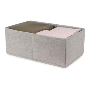 Sivý úložný box Compactor Oxford, 42 x 26 cm vyobraziť