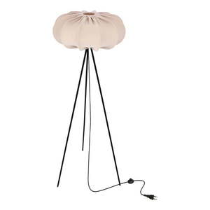 Béžová stojacia lampa s textilným tienidlom (výška 147 cm) Cafee – Candellux Lighting vyobraziť