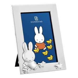 Kovový stojací rámček v striebornej farbe 7x10 cm Miffy – Zilverstad vyobraziť