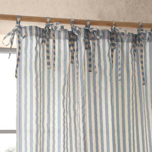 Modrá záclona 140x229 cm Zanzibar Stripe – Pineapple Elephant vyobraziť