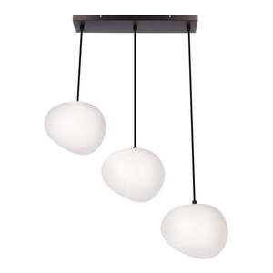Čierno-biele závesné svietidlo Stones – Candellux Lighting vyobraziť