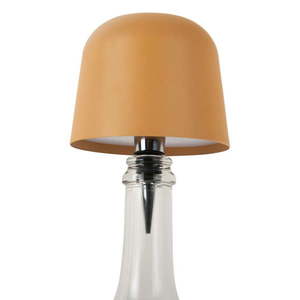 Okrovožltá LED stolová lampa na fľašu s kovovým tienidlom (výška 13 cm) Cone Hat LED – Leitmotiv vyobraziť