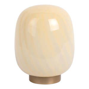 Svetložltá stolová lampa so skleneným tienidlom (výška 20 cm) Summer Globe – Leitmotiv vyobraziť